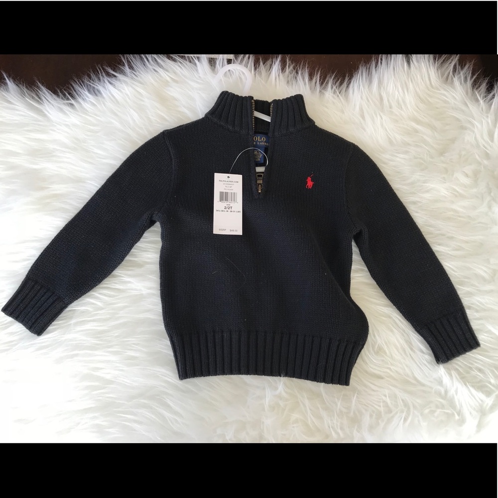 ♦️♦️SOLD♦️♦️NWT Ralph Lauren black sweater
